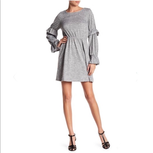 🔥Everly Ruffle Sleeve Knit Dress